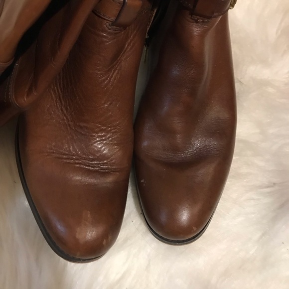 Coach brown leather boots - Picture 3 of 4